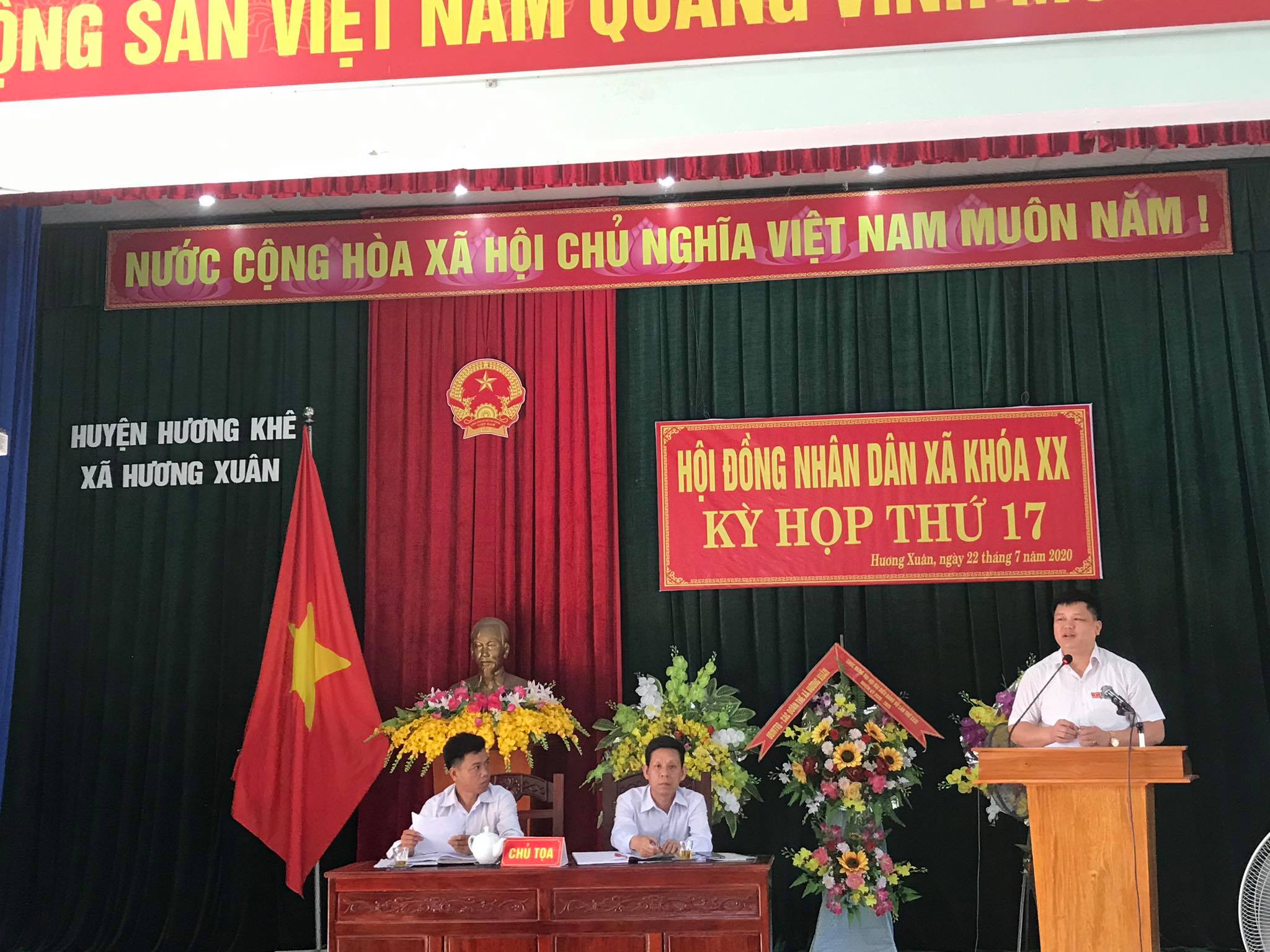 Xã Hương Xuân tổ chức Kỳ họp thứ 17, Hội đồng nhân dân xã khoá XX