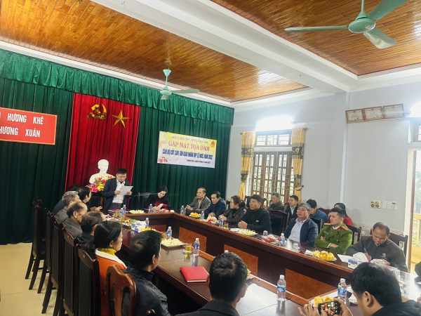 Hương Xuân tổ chức gặp mặt tọa đàm cán bộ cốt cán tôn giáo nhân dịp lễ Noel năm 2022